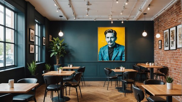 Transforming Café Vibes: Creative Strategies to Showcase Local Artists" Art in Your Decor
